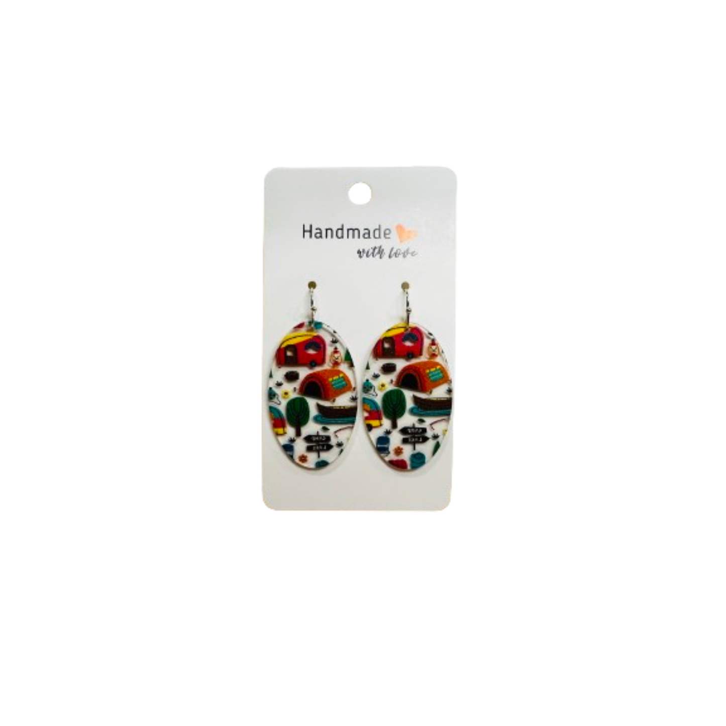 Camping Dangle Earrings