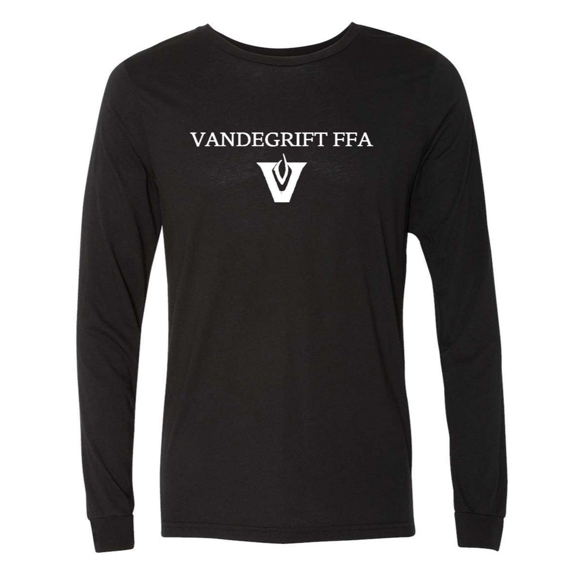 Black Blend w/ White Logo - Long Sleeve T-Shirt