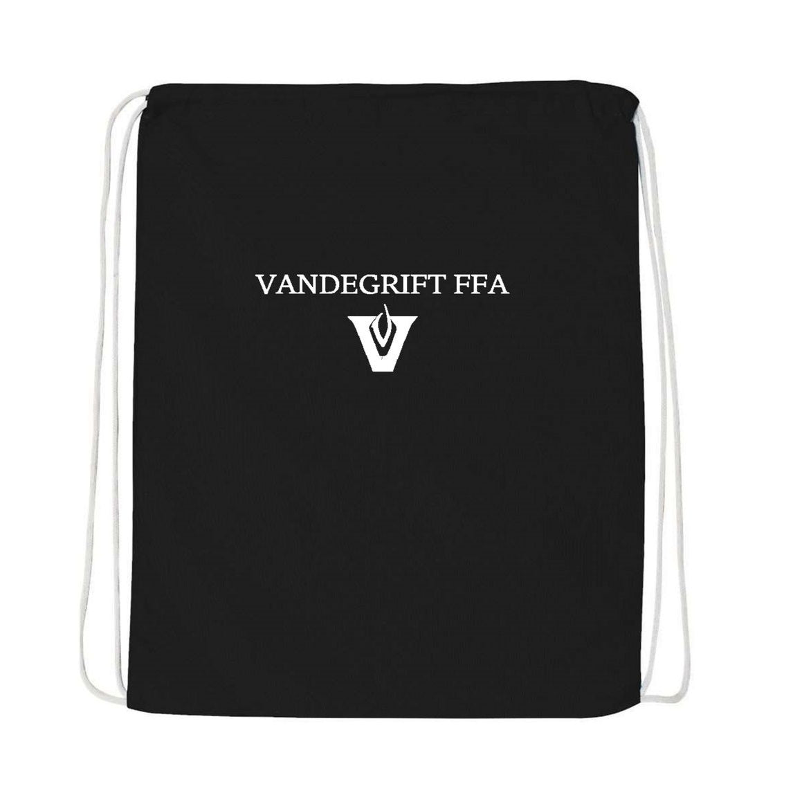Black w/White Logo Cinch Tote