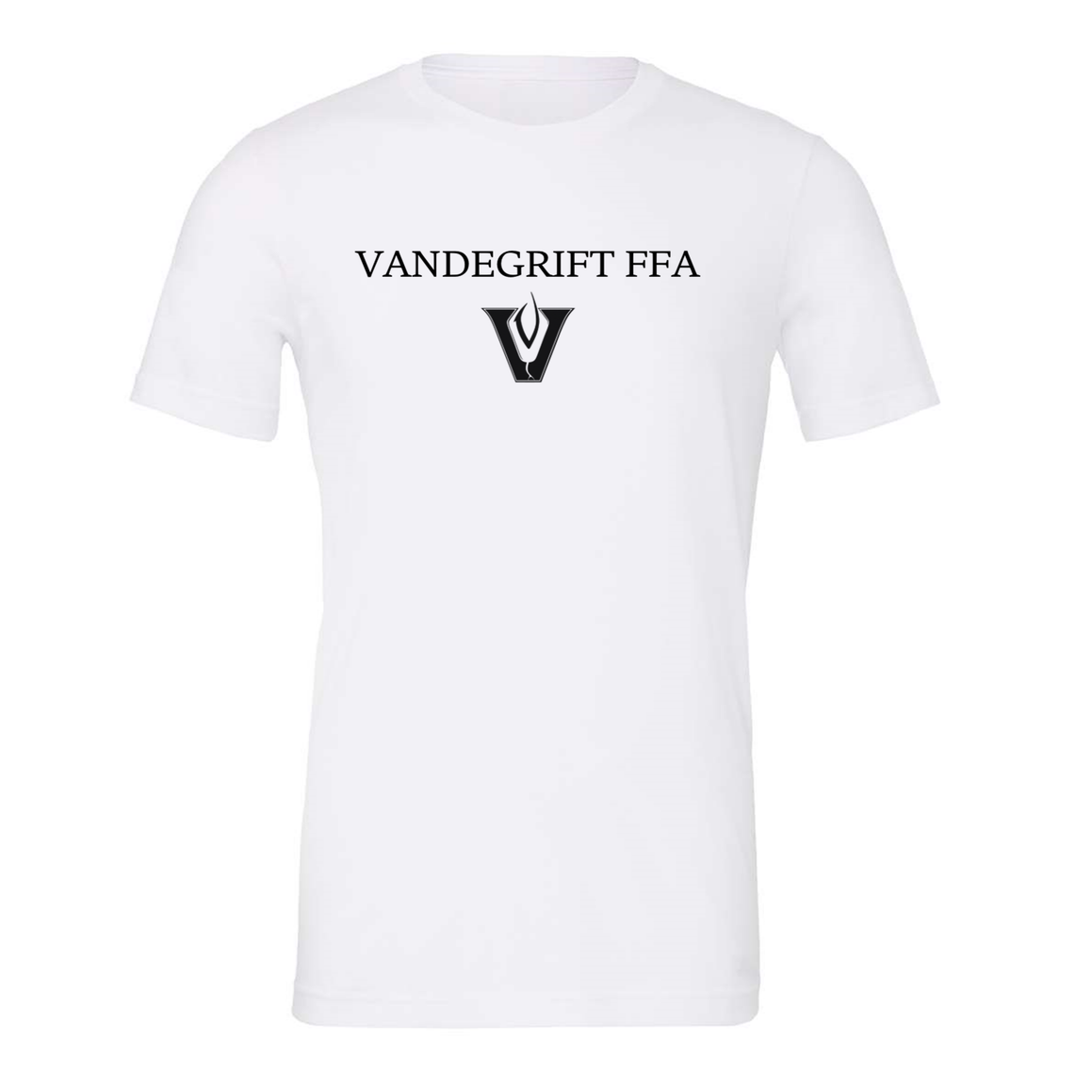 White Blend w/ Black Logo - T-Shirt