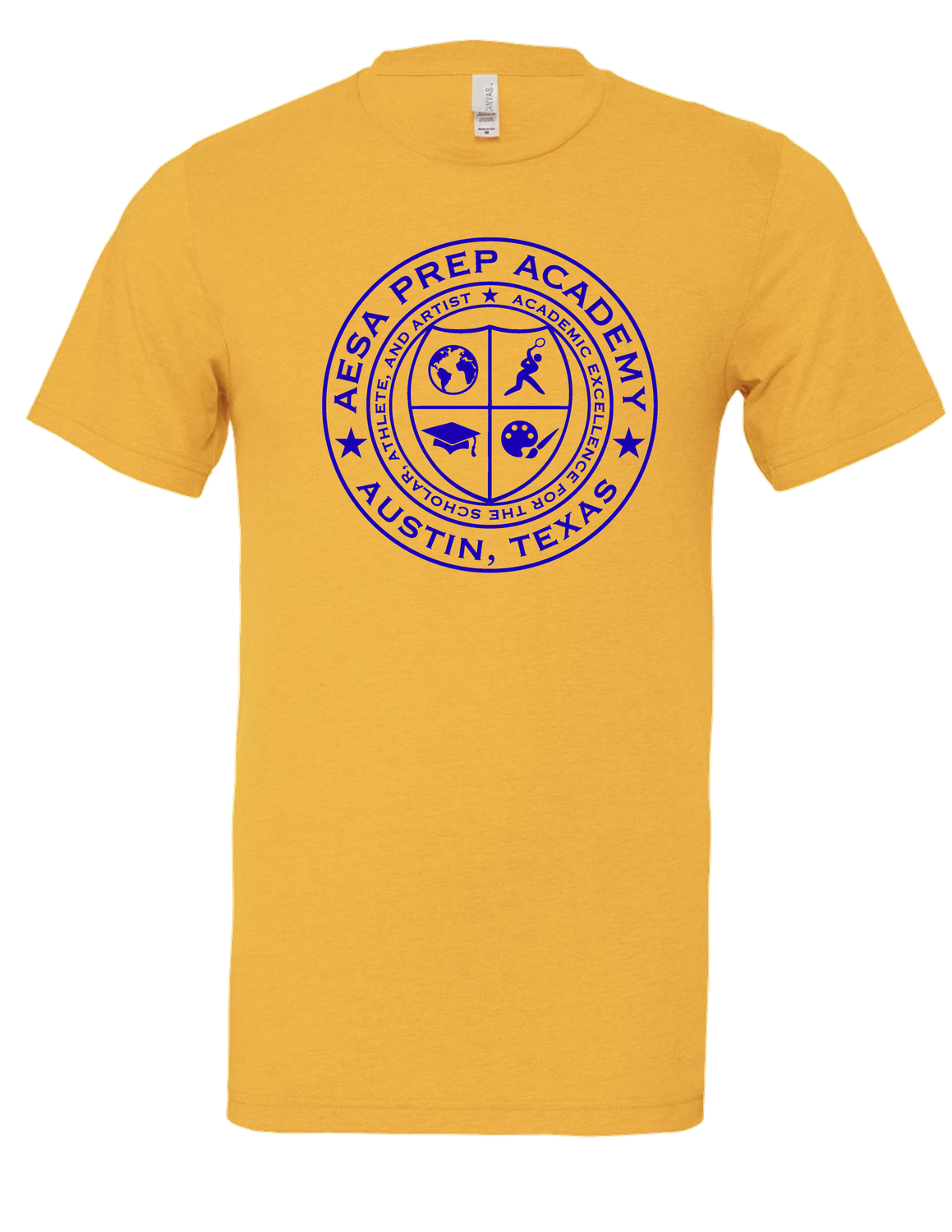 Yellow Gold w/Blue Logo