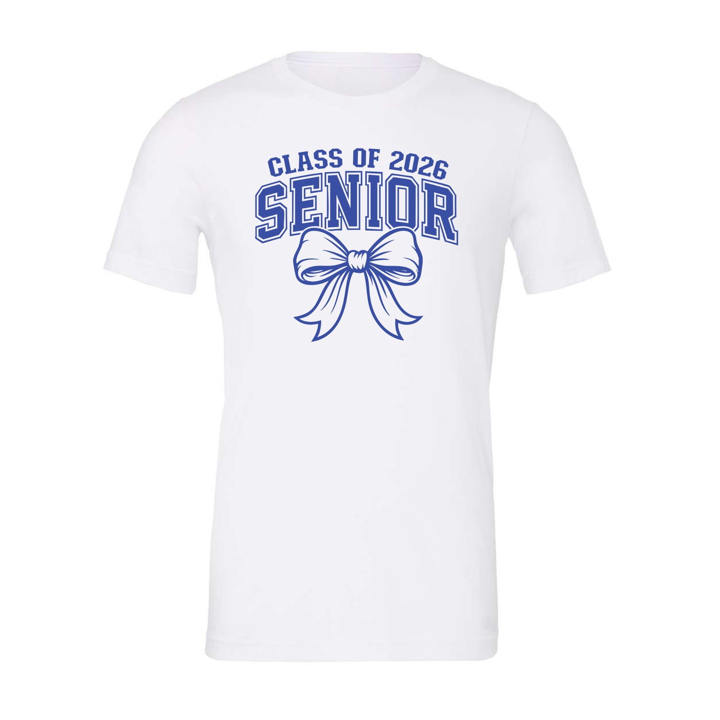 Senior 2026 White w/Blue Bow