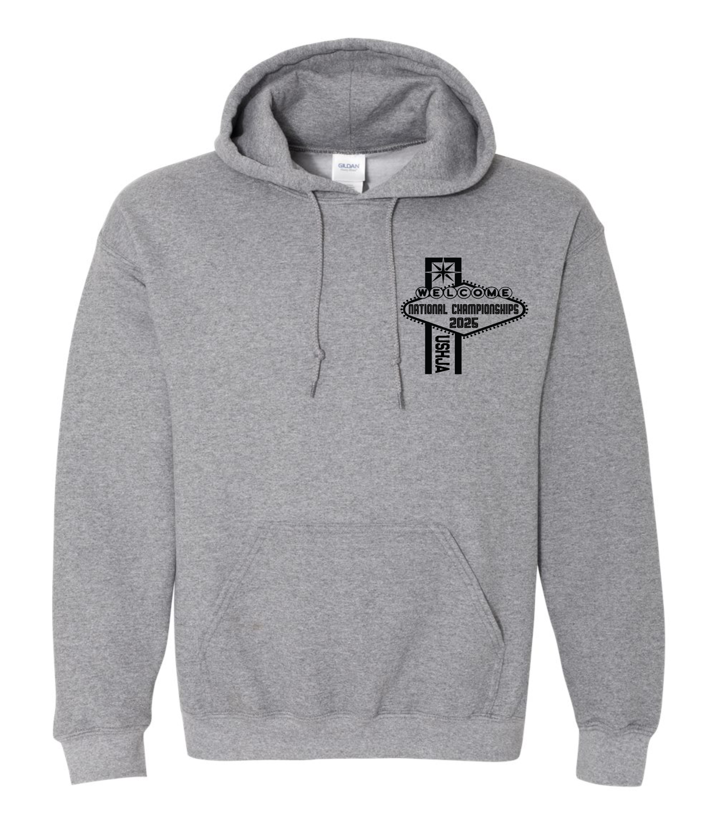 Grey w/Black Art Hoodie