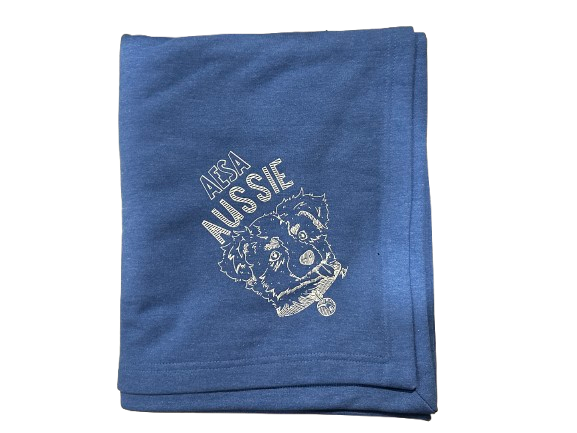 AESA Blue Blanket w/ AESA Aussie Art