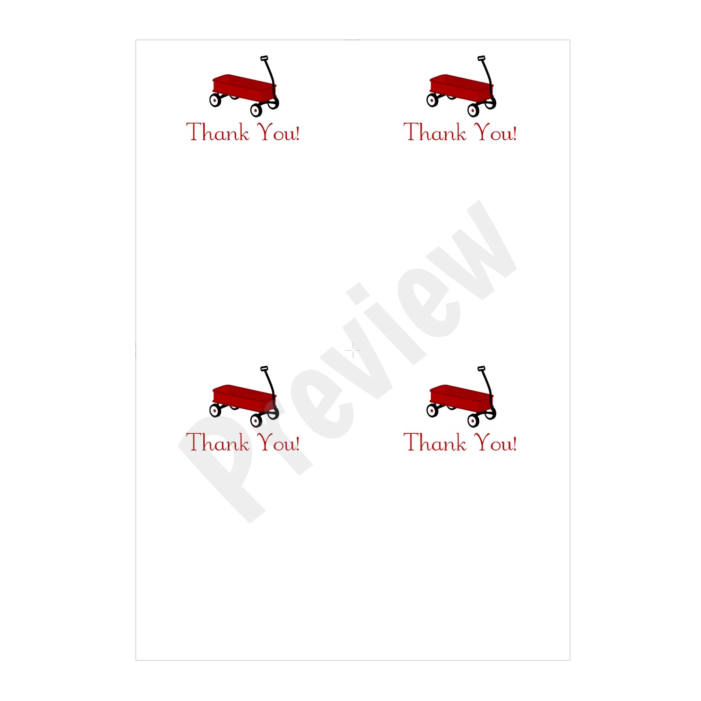 Red Wagon Thank You - Download