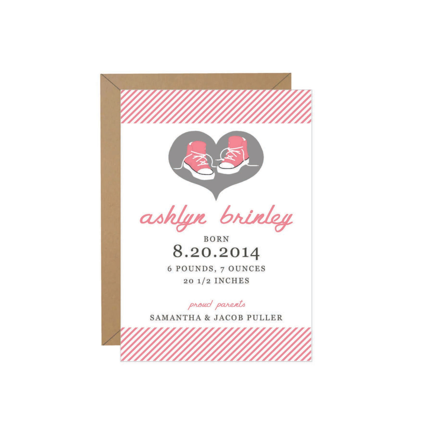Baby Shoes Baby Announcement
