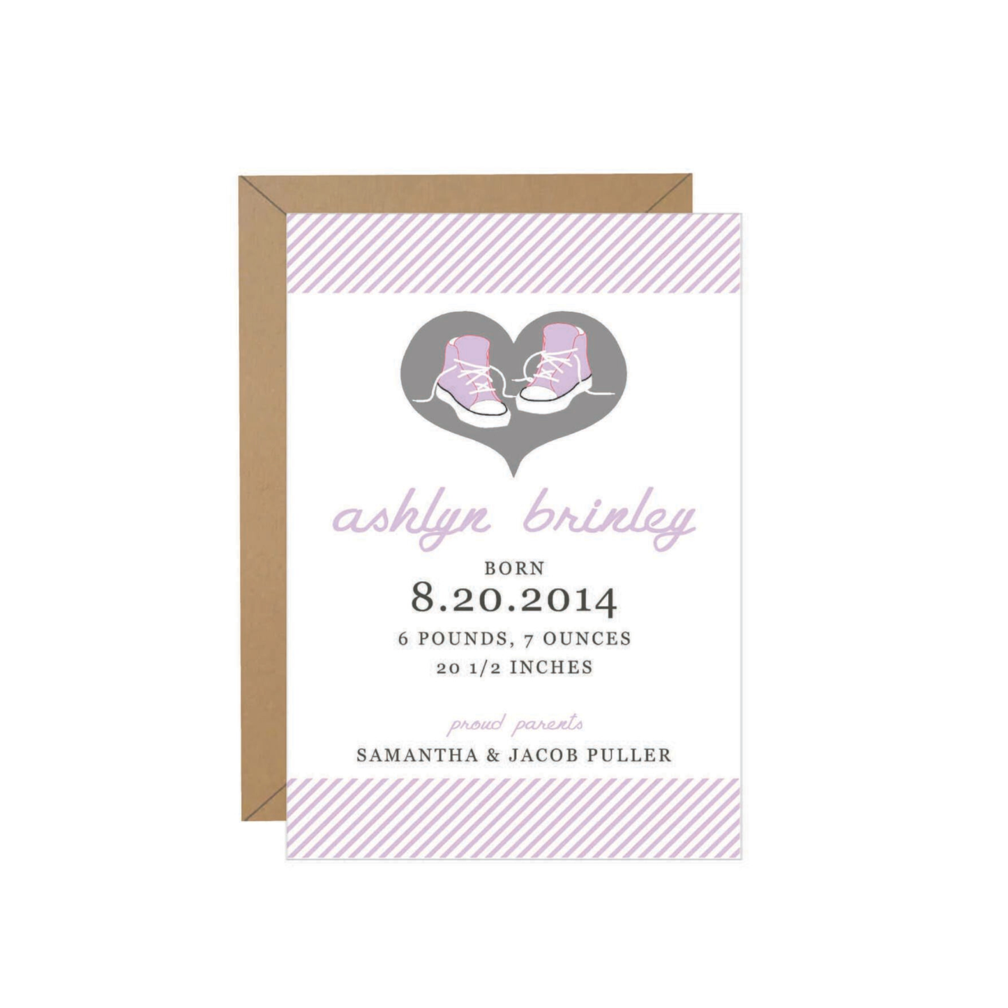 Baby Shoes Baby Announcement