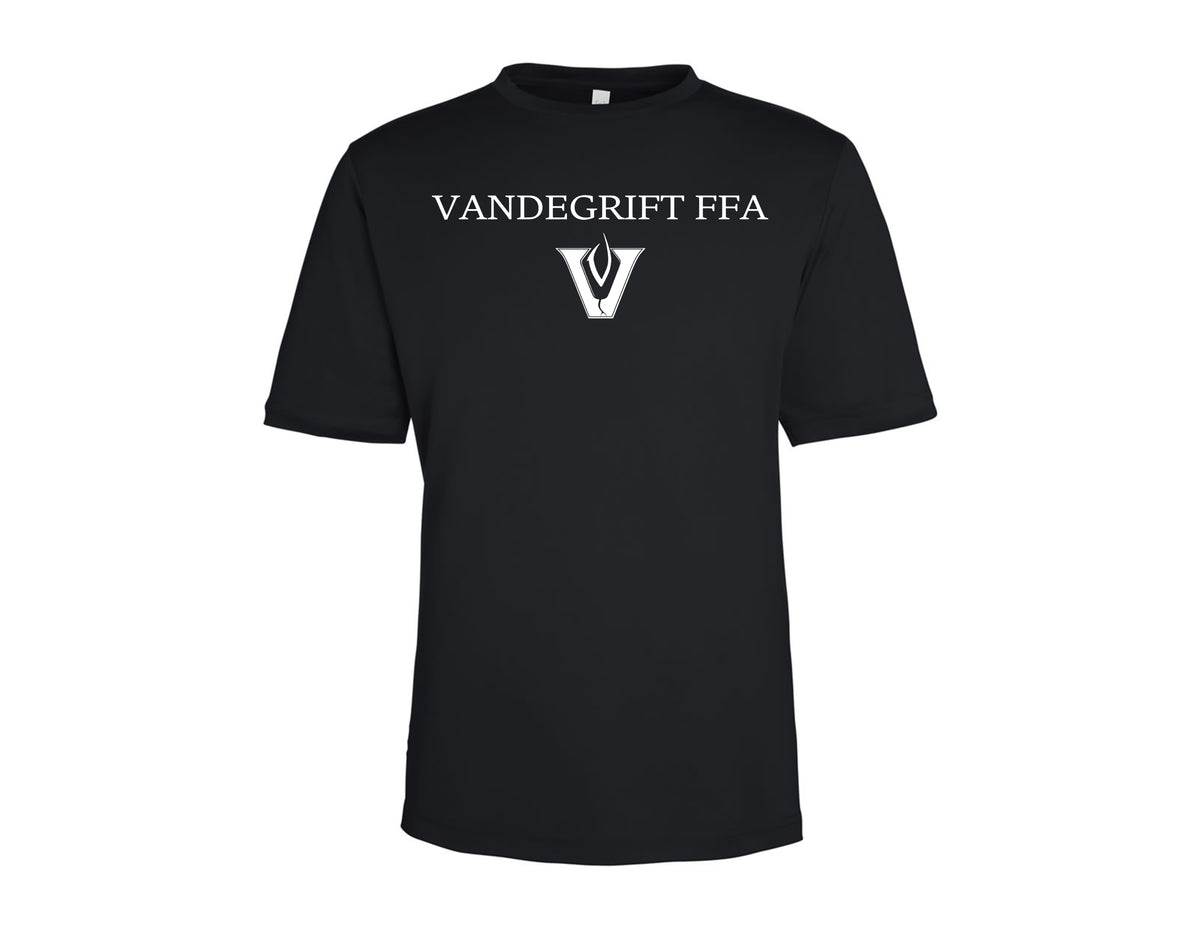 Black w/ White Logo Performance T-Shirt
