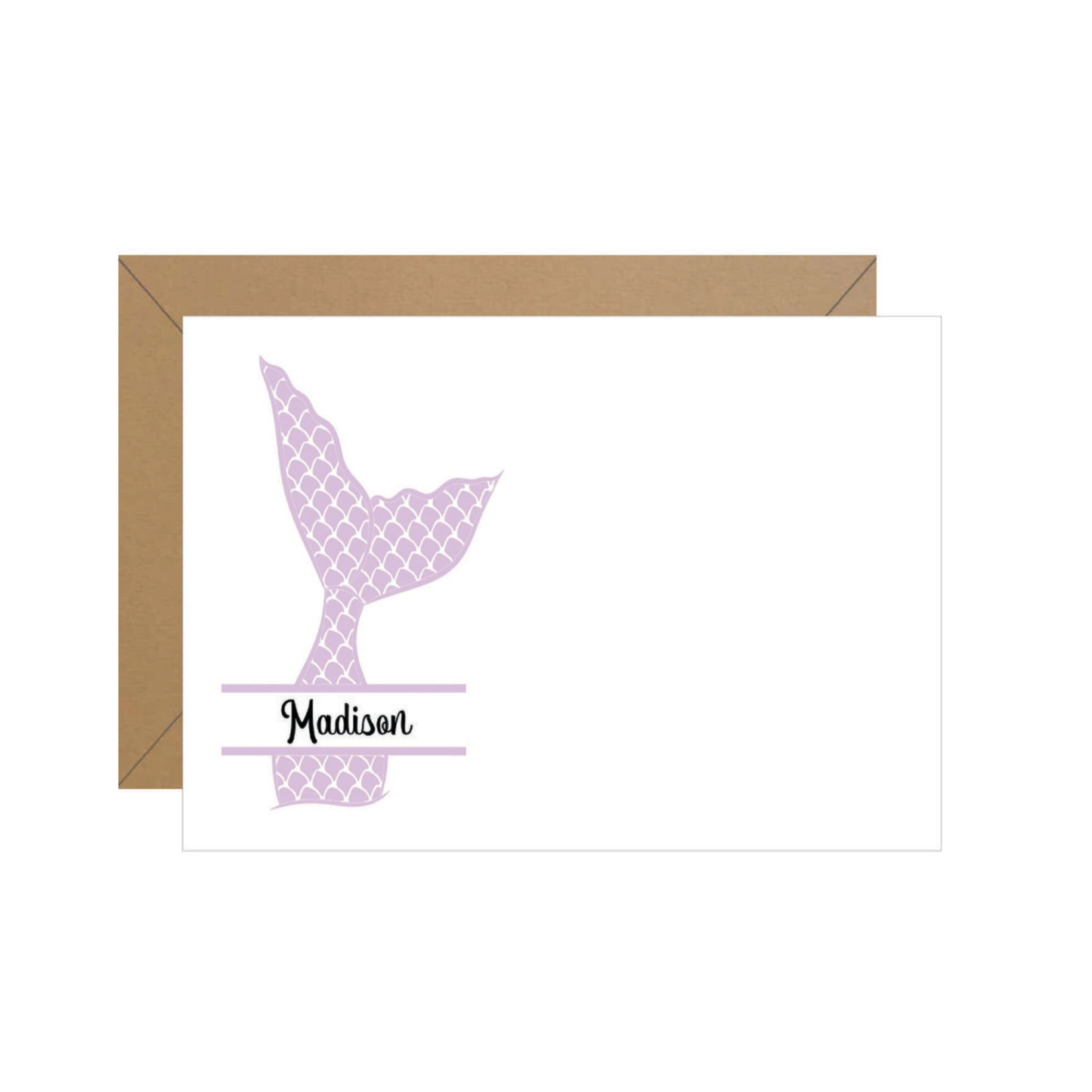 Mermaid Tail 2 Personalized Note