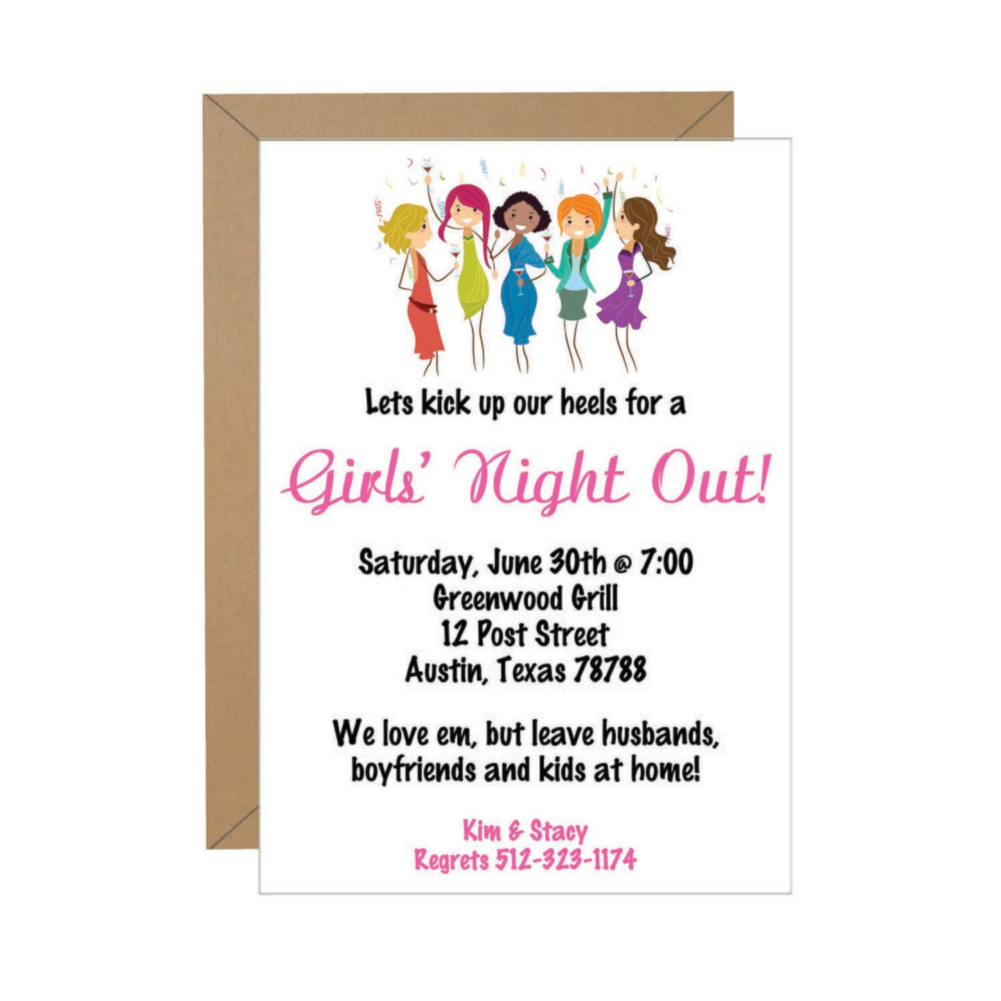 "Girls Night Out" Invitation