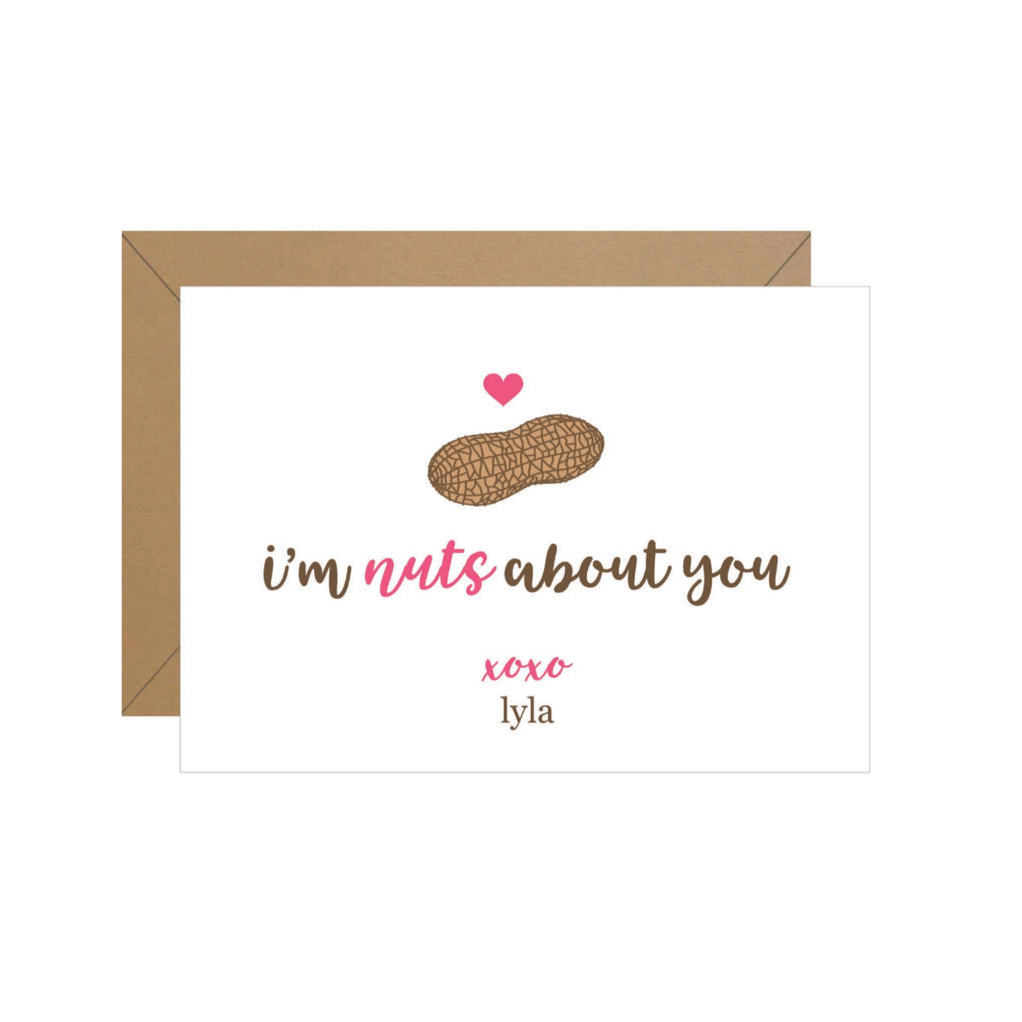 "I'm Nuts about You" Valentine Note