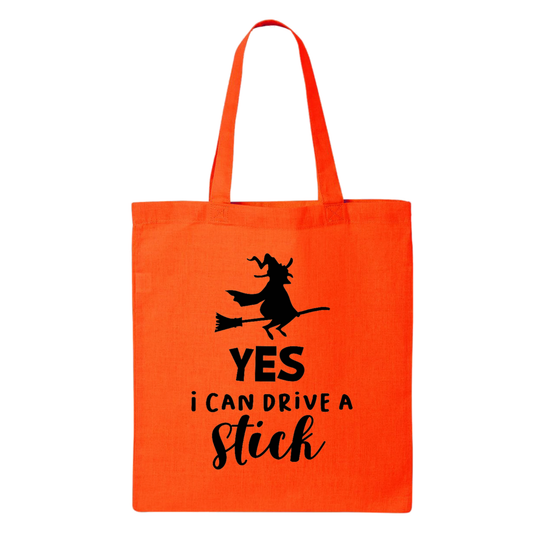 "Yes I Can Drive A Stick" Tote Bag