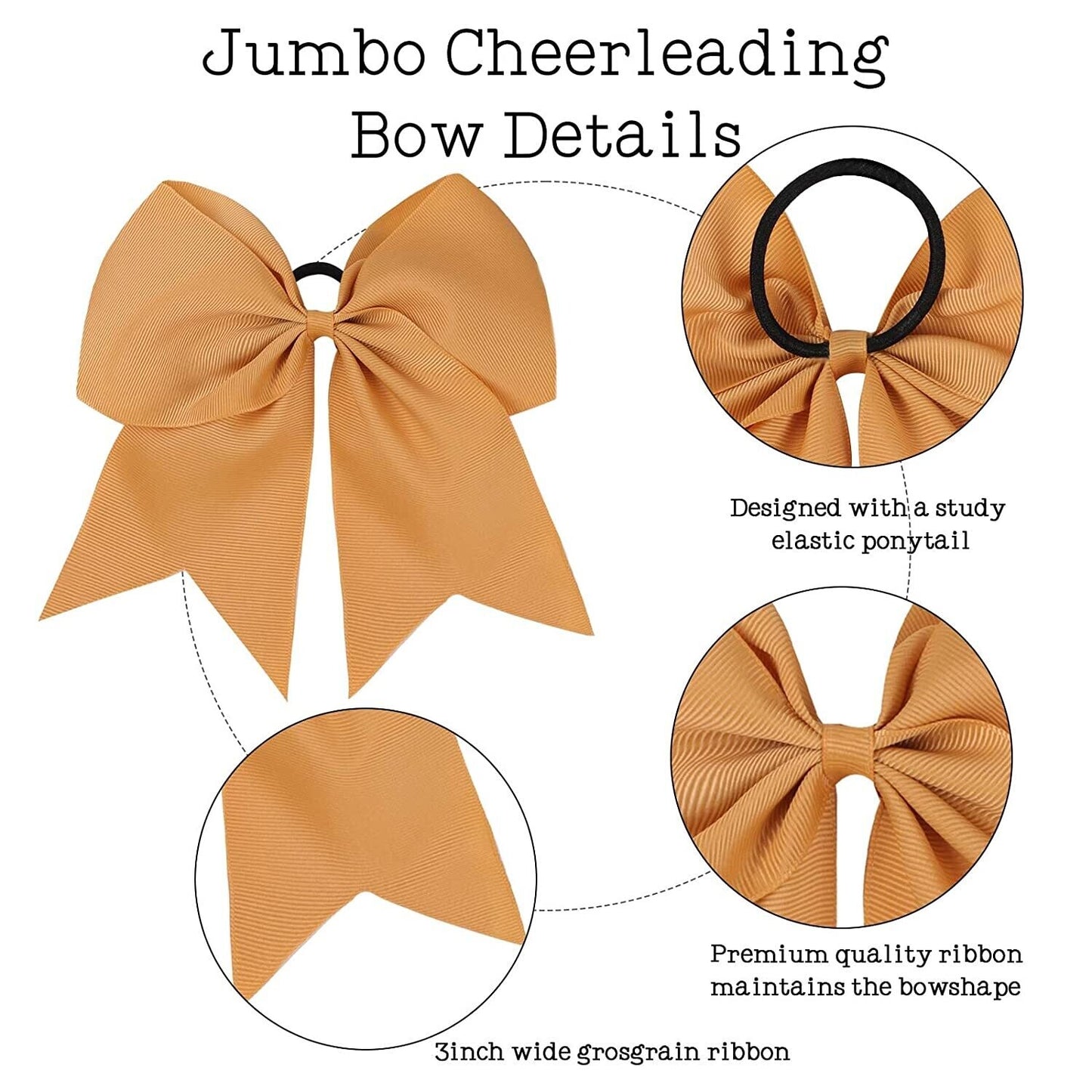 Cheer Bow 8" Personalized