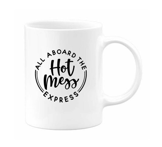 "Hot Mess Express" 12oz Coffee Mug