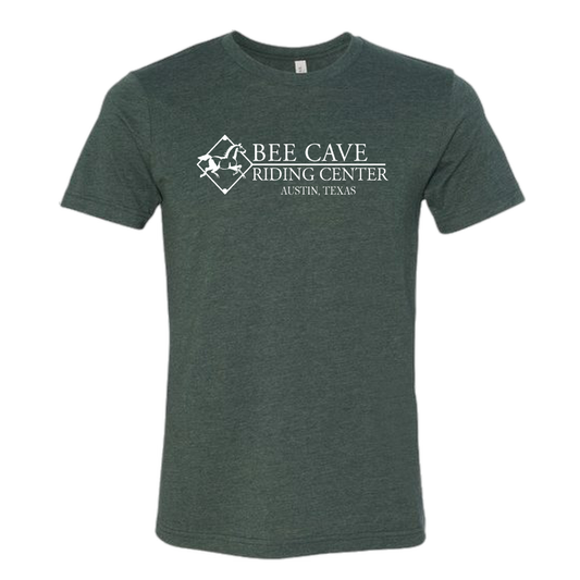Forest Green Heather w/White Logo T-Shirt