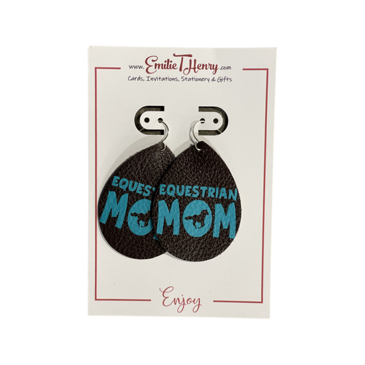 "Equestrian Mom" Dangle Earrings