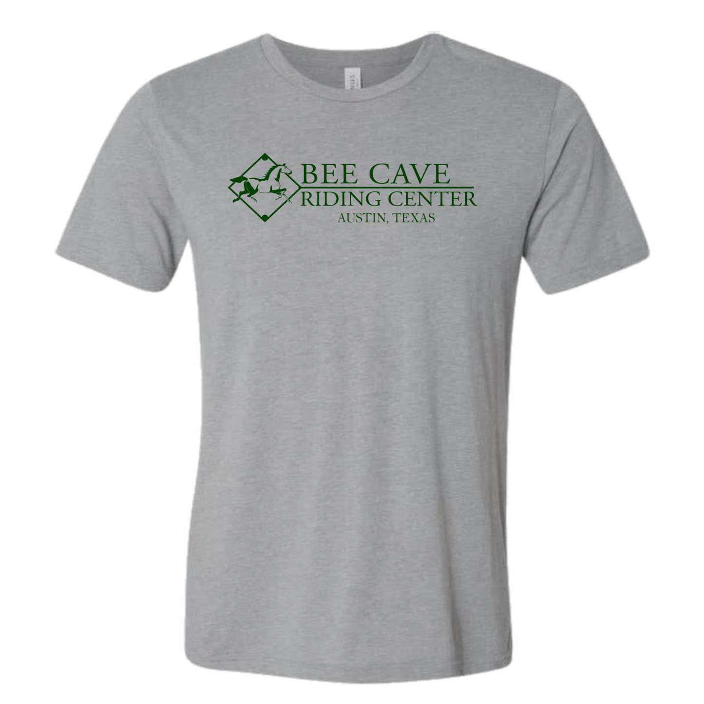 Athletic Grey Heather w/Green Logo T-Shirt