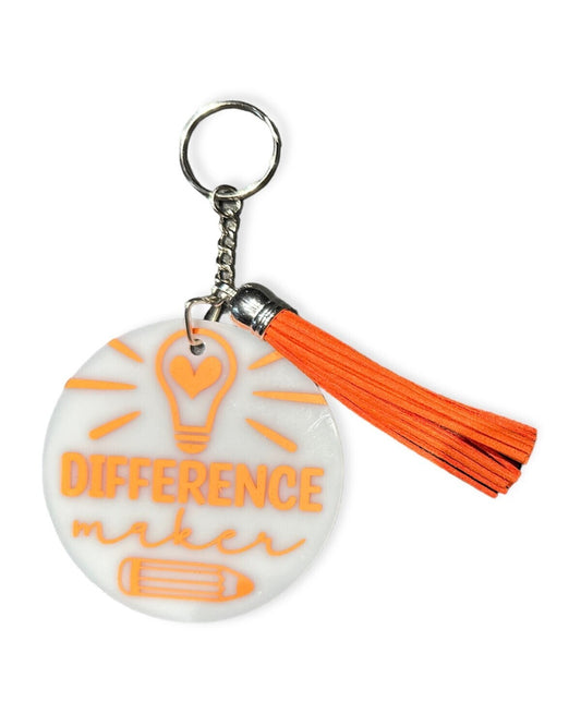 "Difference Maker" Keychain / Bag Tag