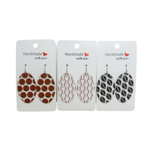 Sport Dangle Earrings