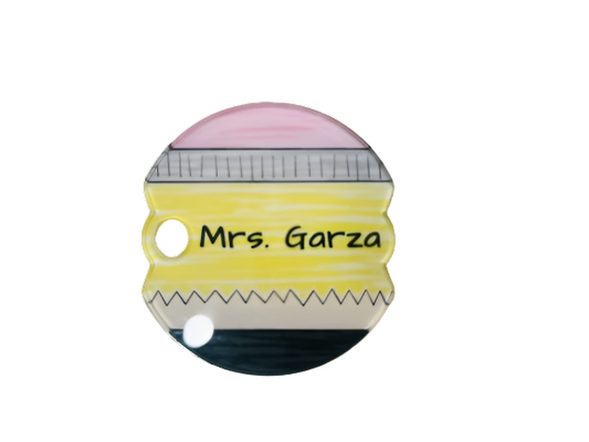 Teacher Pencil Stanley 40 oz Topper Personalized