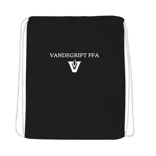 Black w/White Logo Cinch Tote