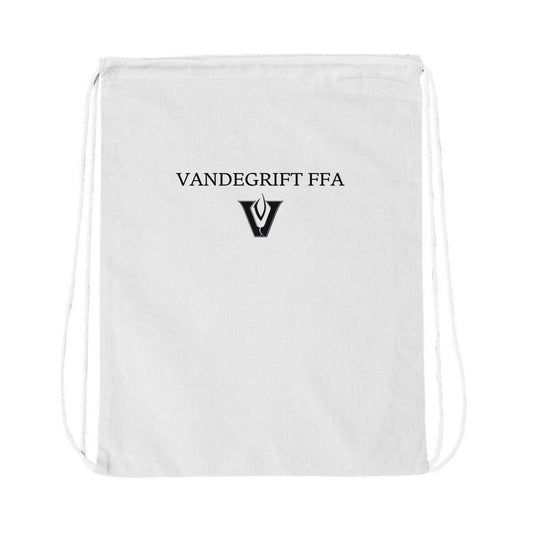 White w/Black Logo Cinch Tote