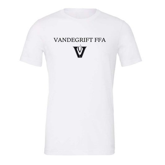 White Blend w/ Black Logo - T-Shirt