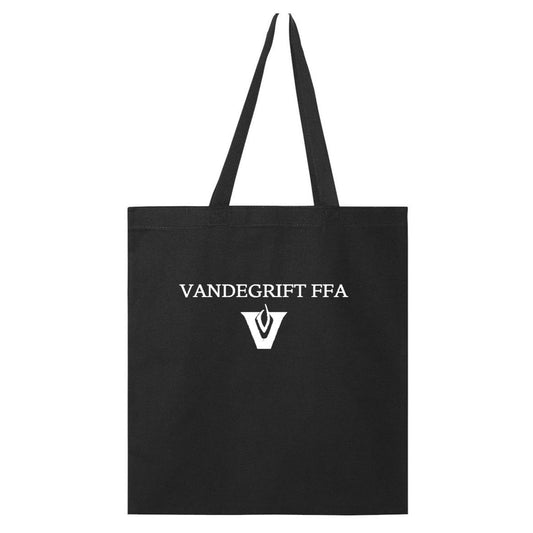 Black w/White Logo Tote Bag