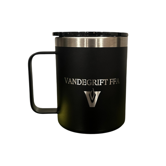 Black Logo Engraved 12 oz Mug