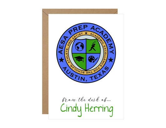 AESA Logo Folded Note Cards