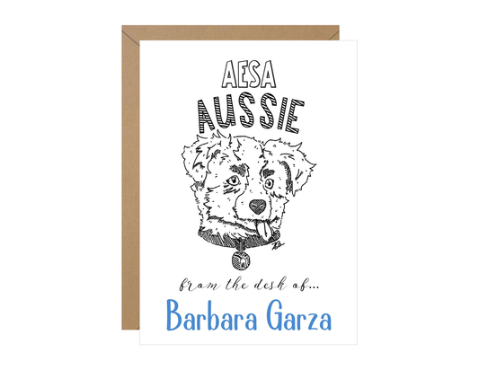 AESA Aussie Folded Note Cards