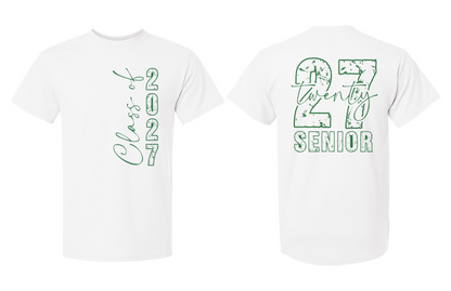 Senior 2027 T-Shirt (2 Sided) - 15 Options