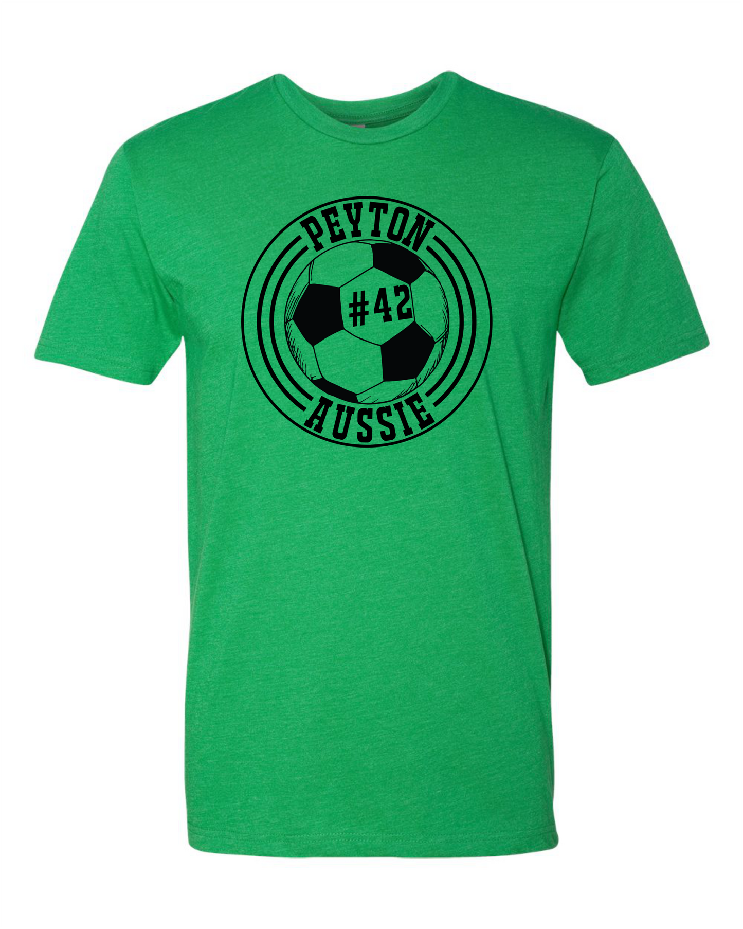 Aussie Soccer Ball Personalized T-Shirt - 3 Options