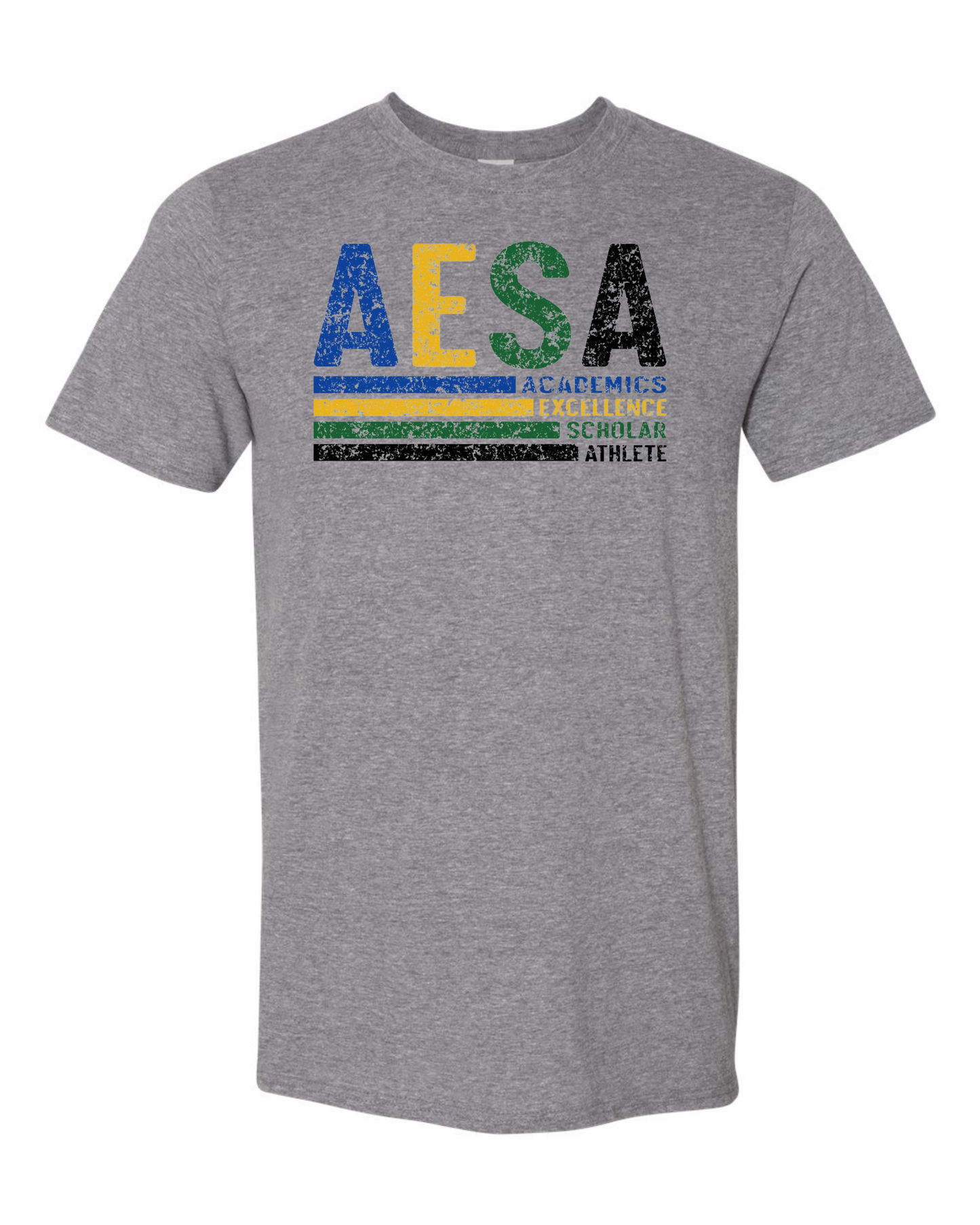 AESA Grunge Text T-Shirt - 2 Options