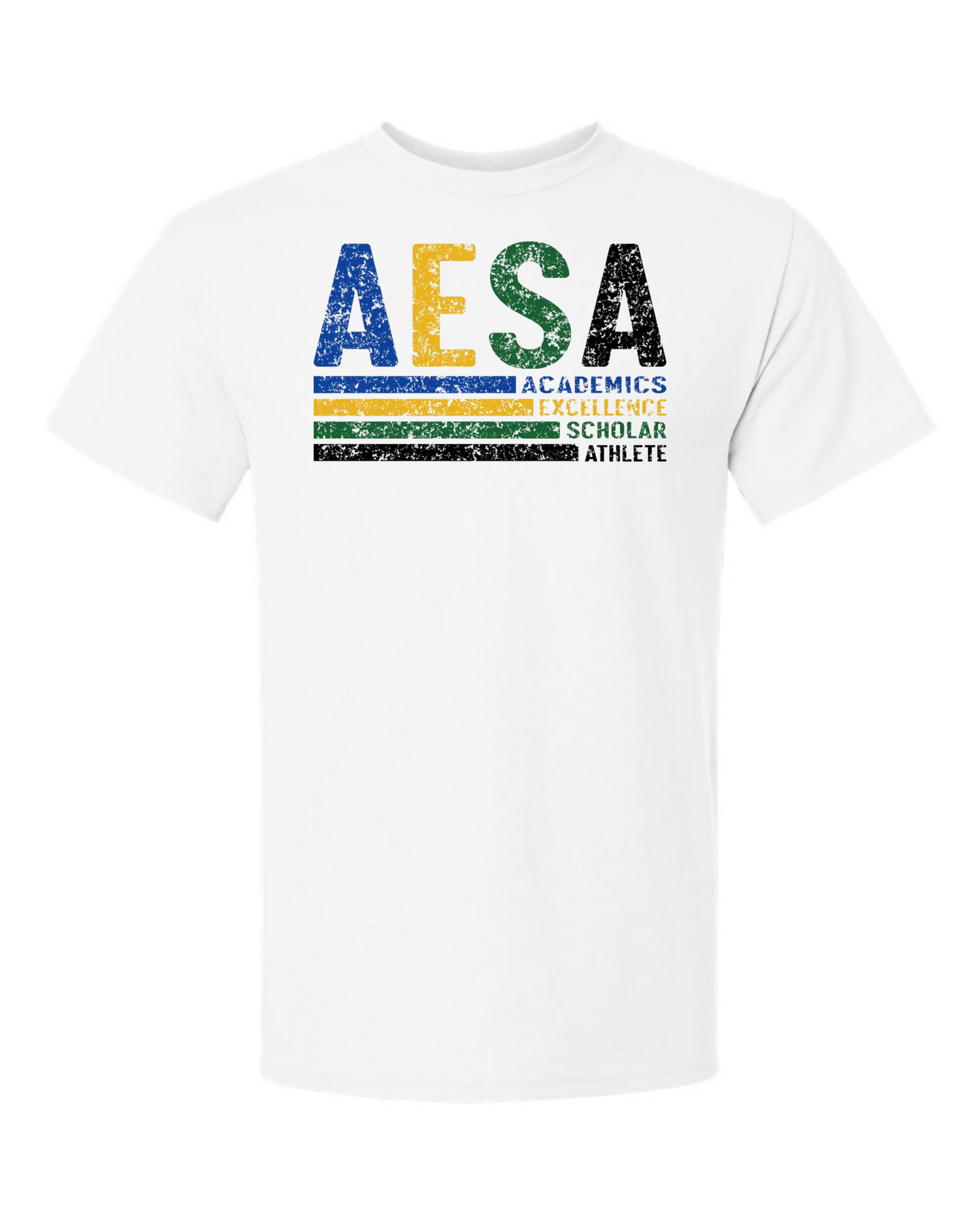 AESA Grunge Text T-Shirt - 2 Options