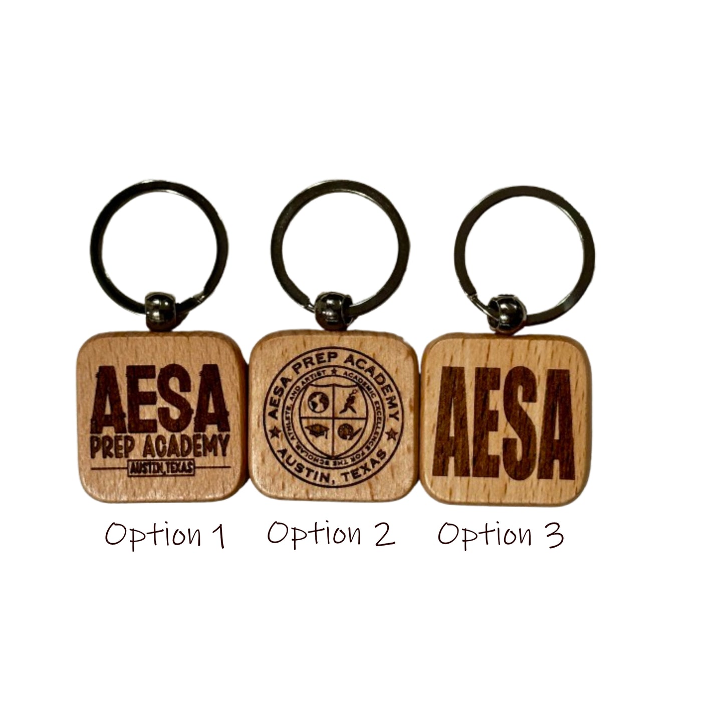 AESA Aussie Wood Keychain