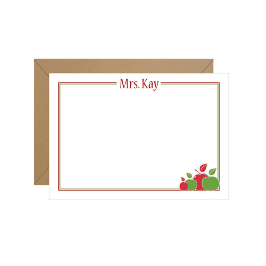 Apples Personalized Note