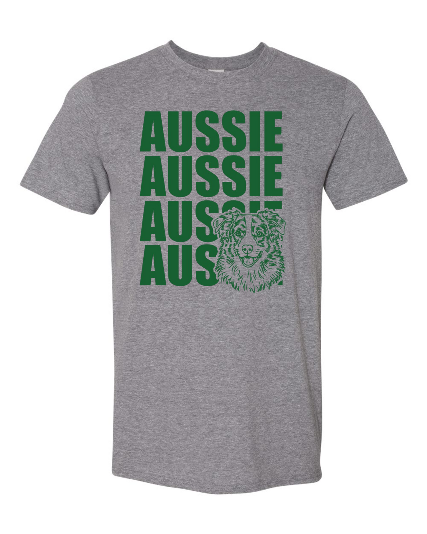 Aussie Text T-Shirt - 4 Options