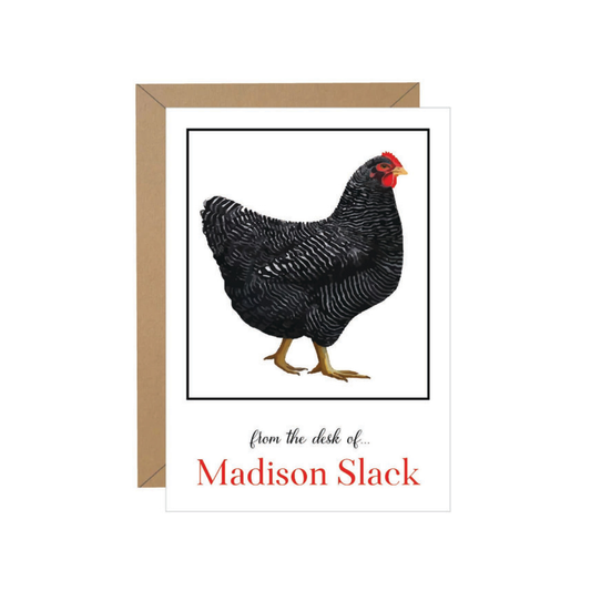 Chicken Personalized Note