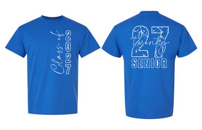 Senior 2027 T-Shirt (2 Sided) - 15 Options