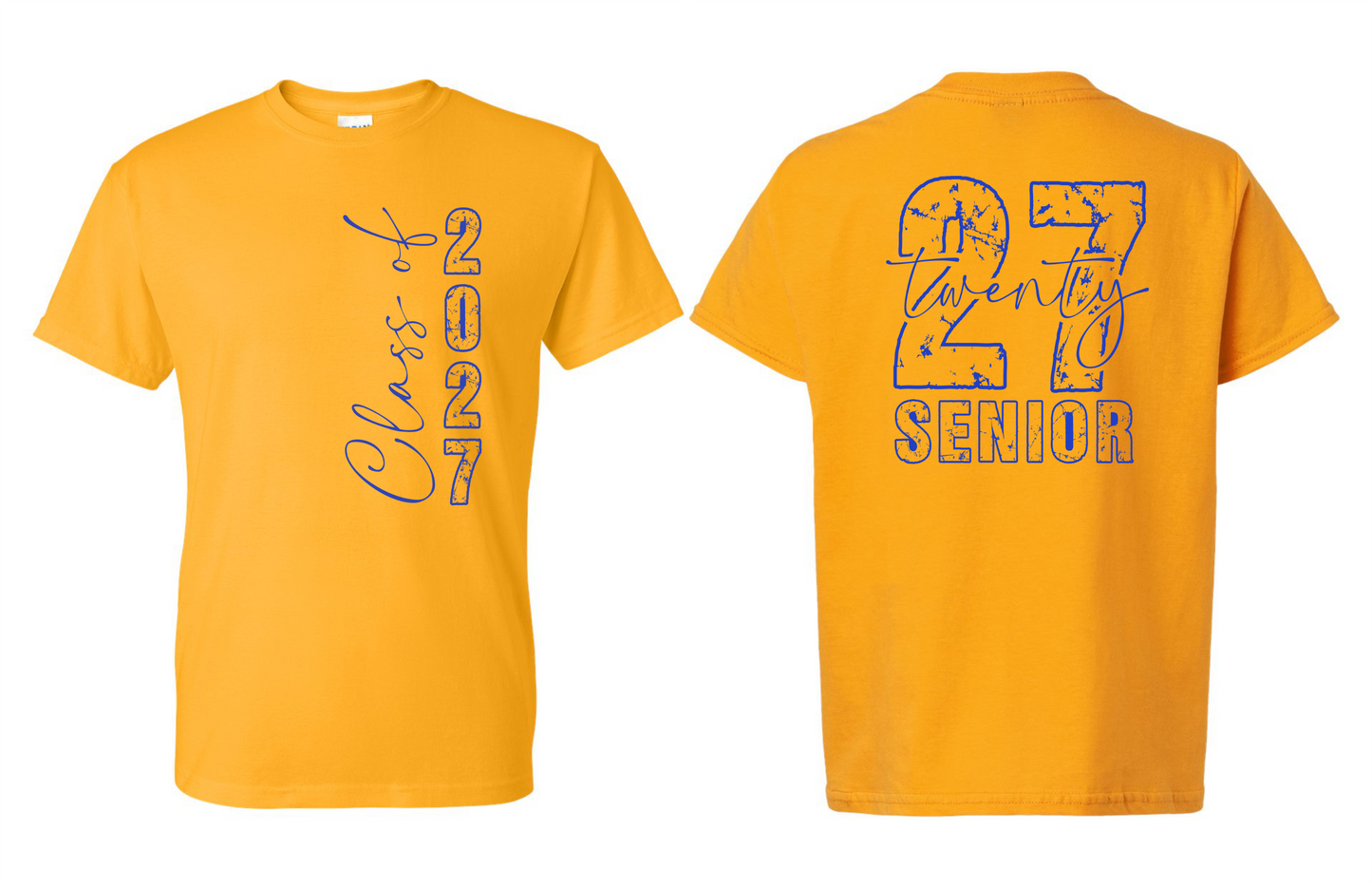 Senior 2027 T-Shirt (2 Sided) - 15 Options