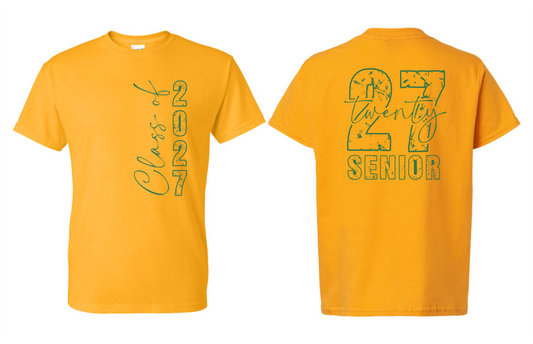 Senior 2027 T-Shirt (2 Sided) - 15 Options