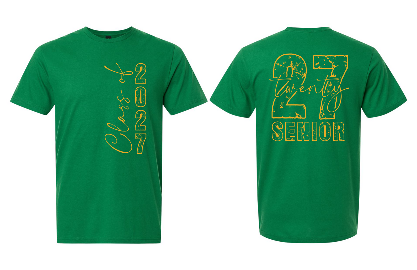 Senior 2027 T-Shirt (2 Sided) - 15 Options