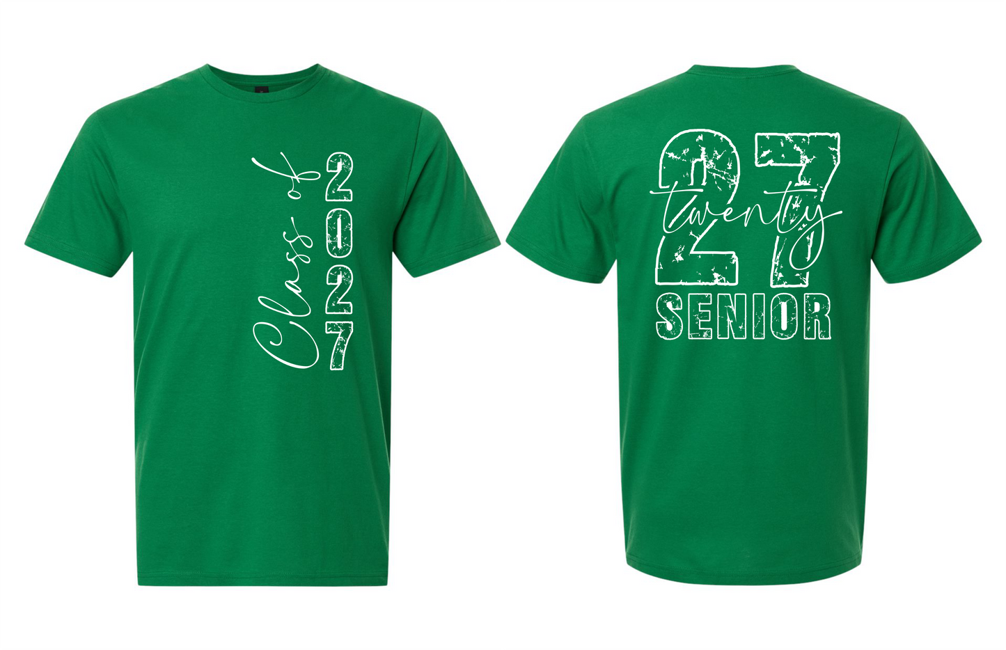Senior 2027 T-Shirt (2 Sided) - 15 Options