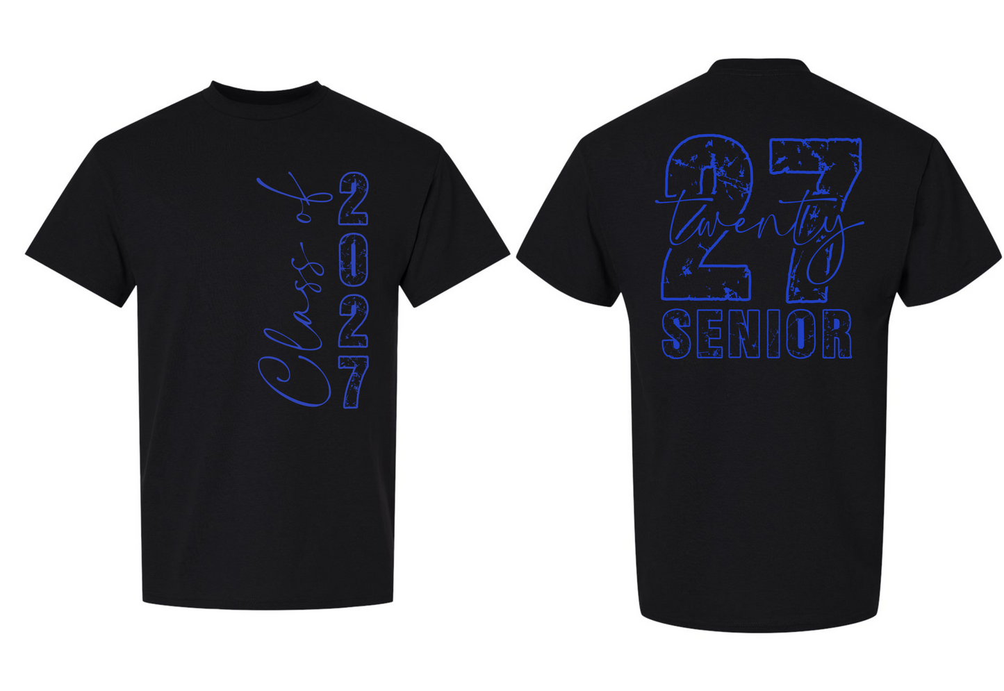 Senior 2027 T-Shirt (2 Sided) - 15 Options