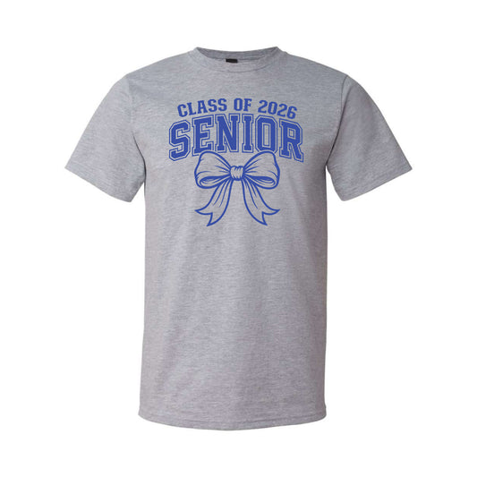 Senior 2026 Grey w/Blue Bow