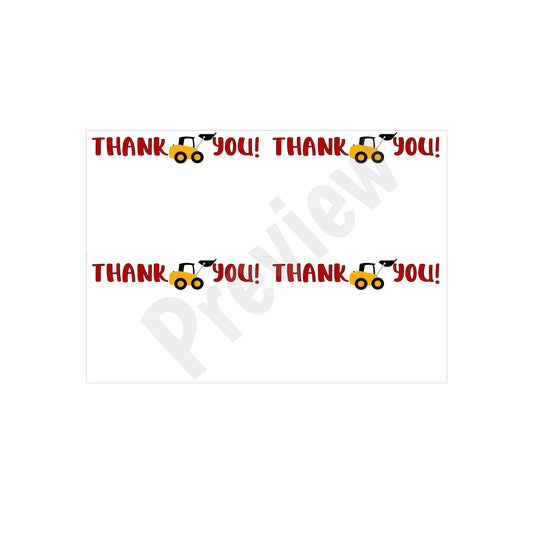 Construction Thank You - Download