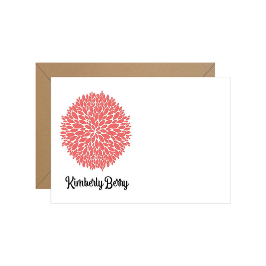 Dahlia Personalized Note