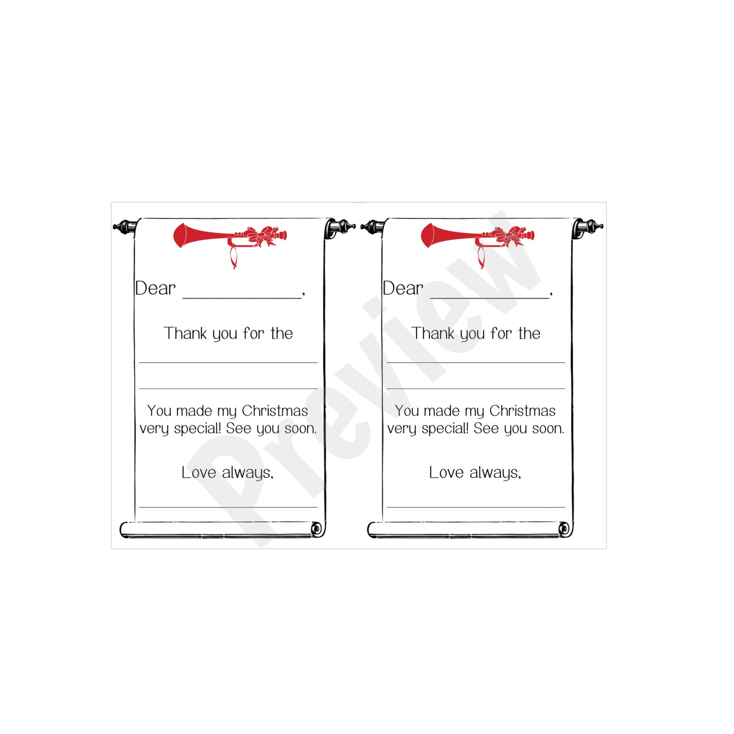 Santa Thank You - Download