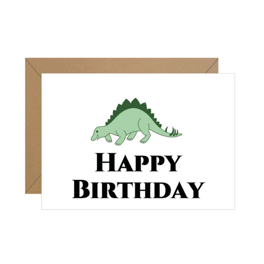 Dinosaur Birthday Card